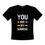 Thumbnail: i does'nt listen your words typography printed t shirts