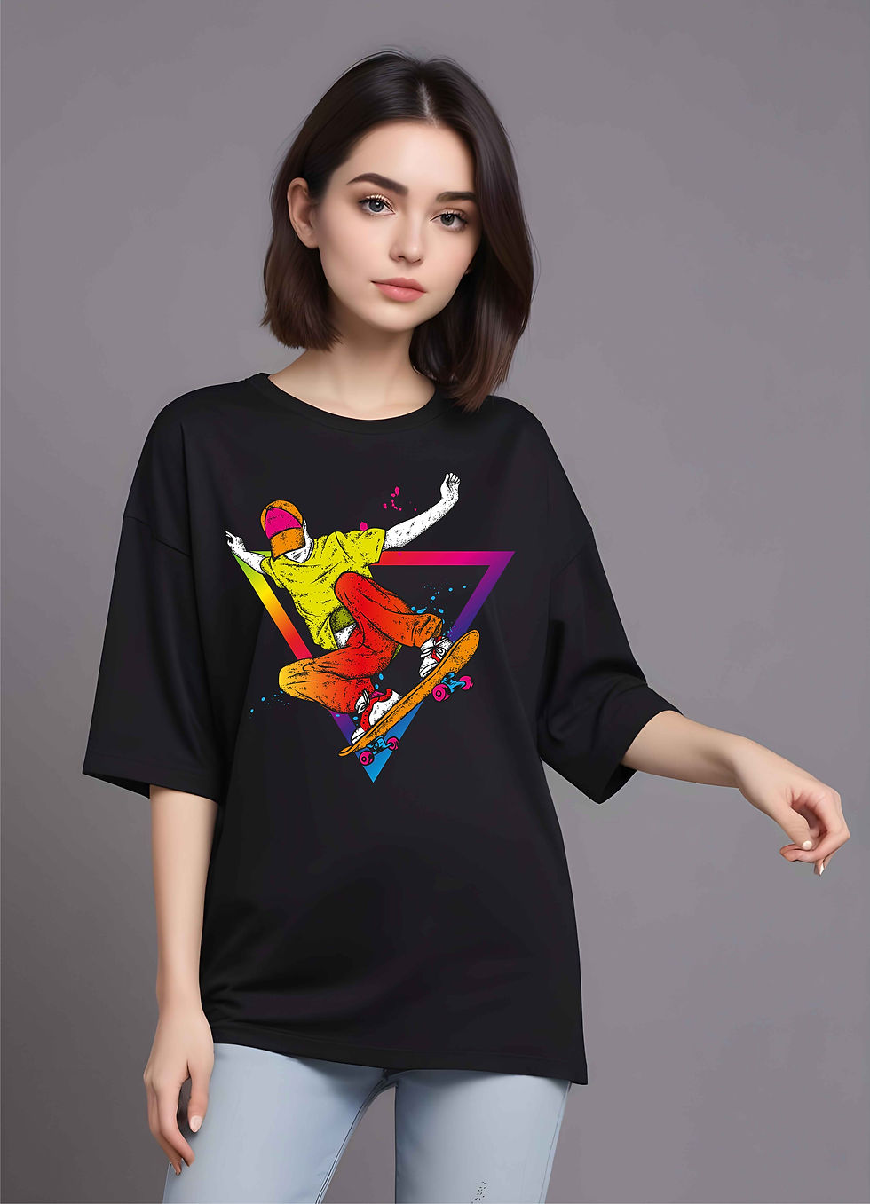 For the Free-Spirited Woman Oversized T-Shirts