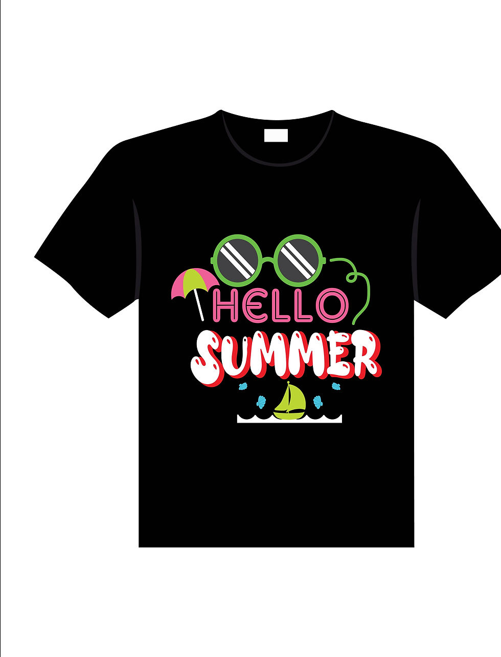 hello summer typography printed t shirts summer printed t shirts