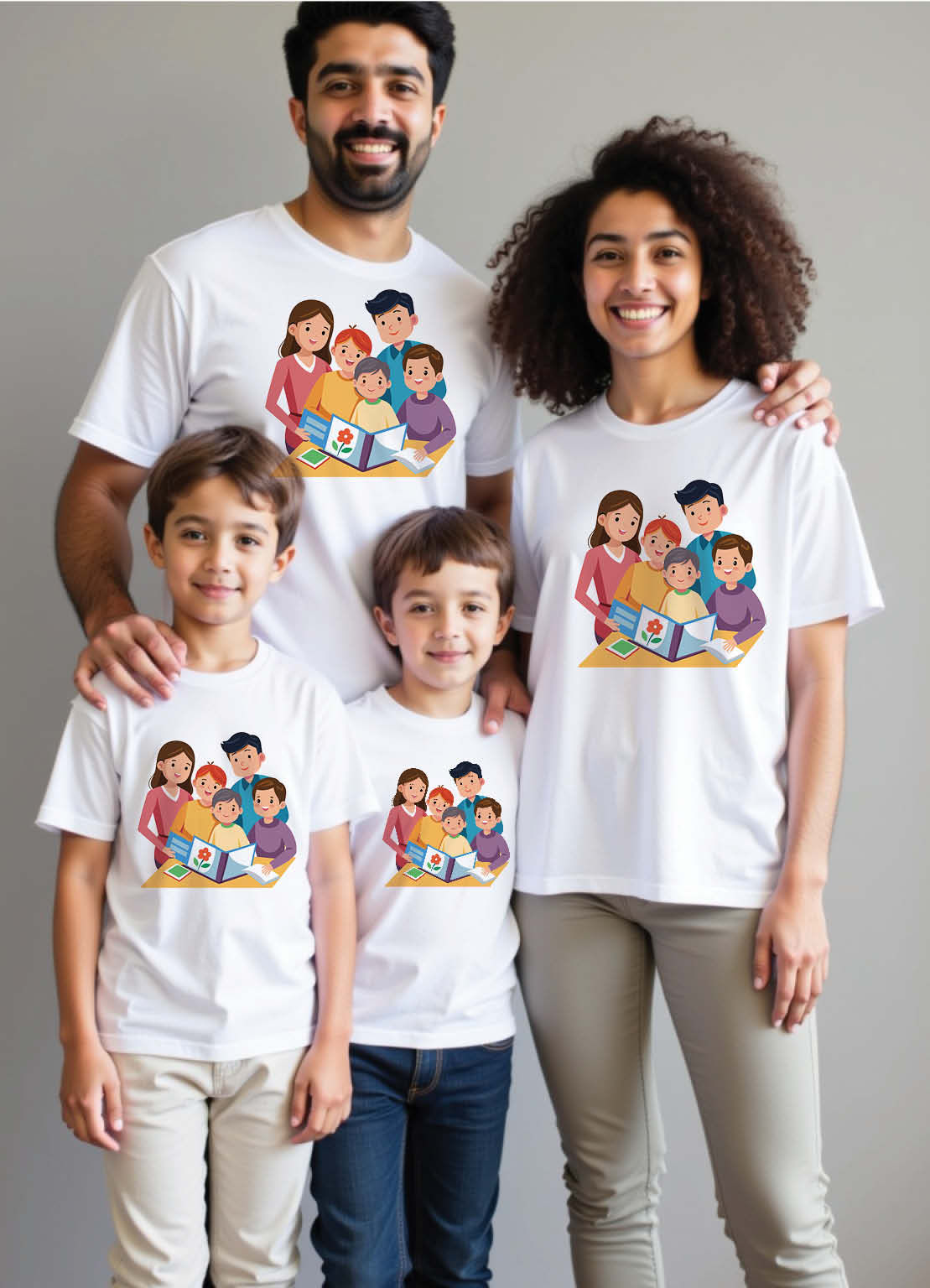 Matching Family Love T-Shirts – Fun & Comfortable for All