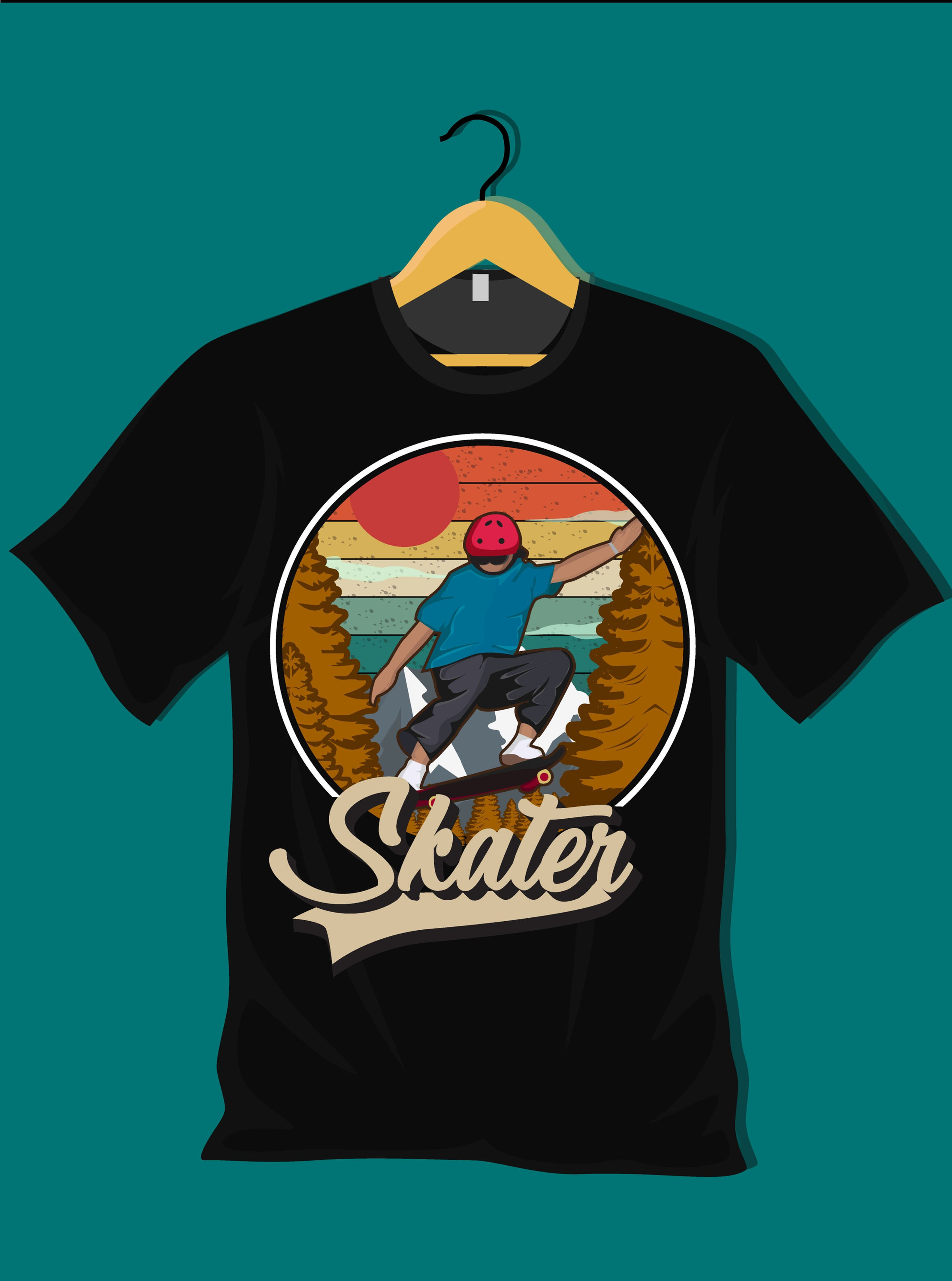 skater enjoying graphic t shirt skater t shirt
