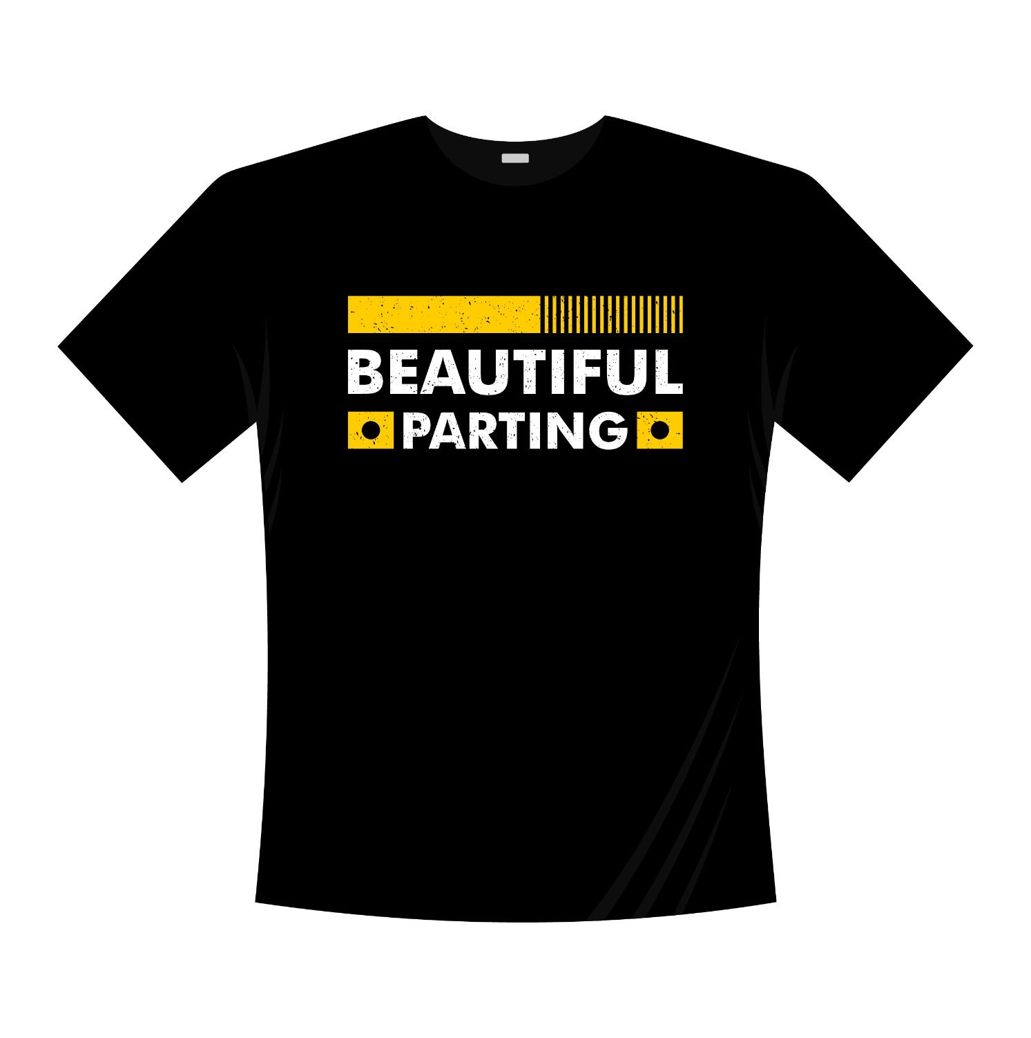beautiful parting typography printed t shirts