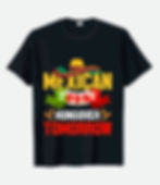 mexican today hangover tomorrow typography printed t shirts