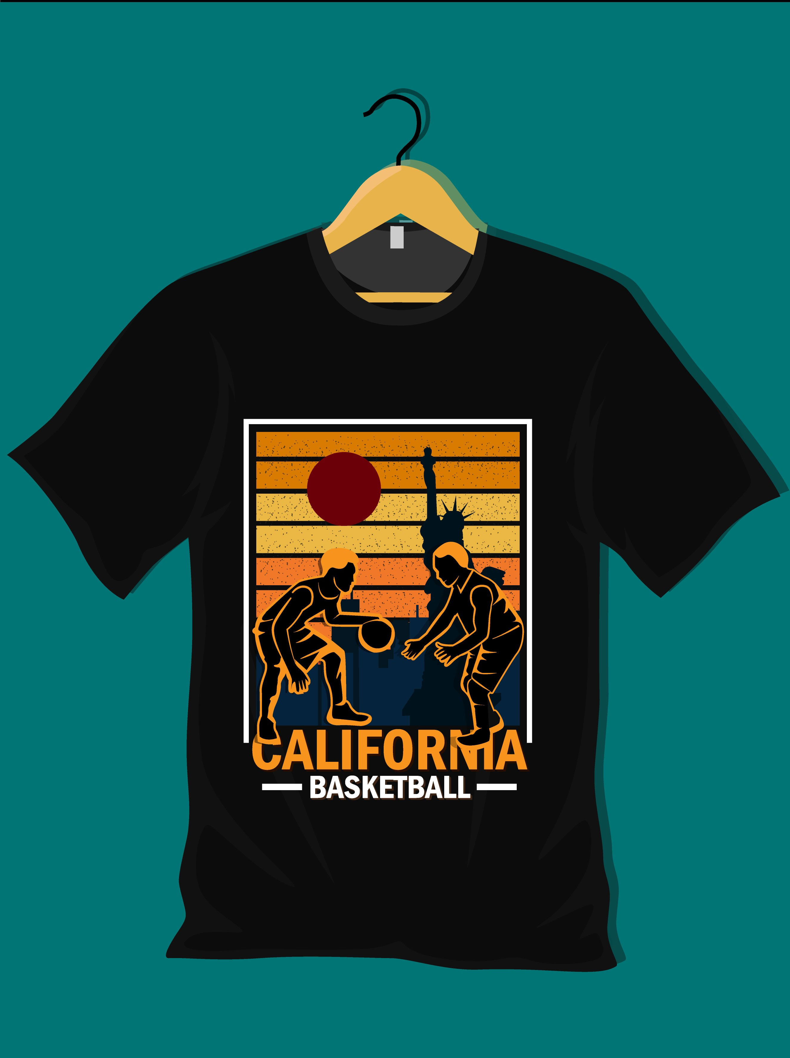california basketball graphic t shirt basketball t shirt