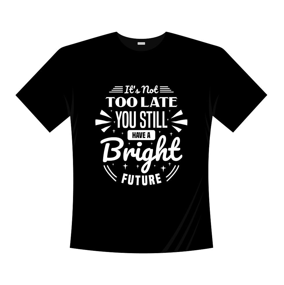 Thumbnail: motivational lettering typography t shirt dont afraid take big risk