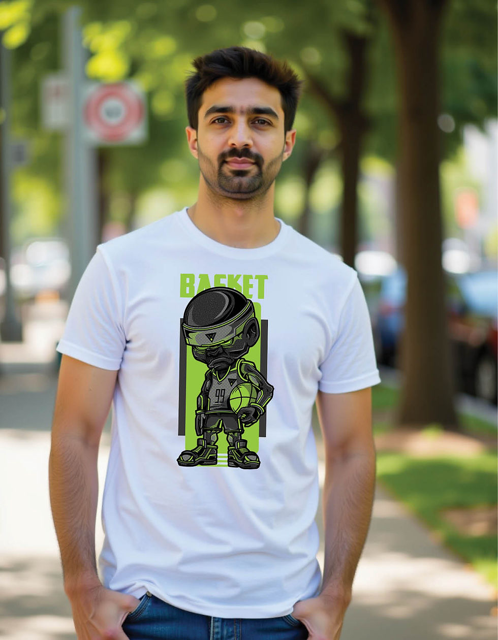 Thumbnail: Shadow Rift Regular Fit T-Shirt with Dark Crack Street Print