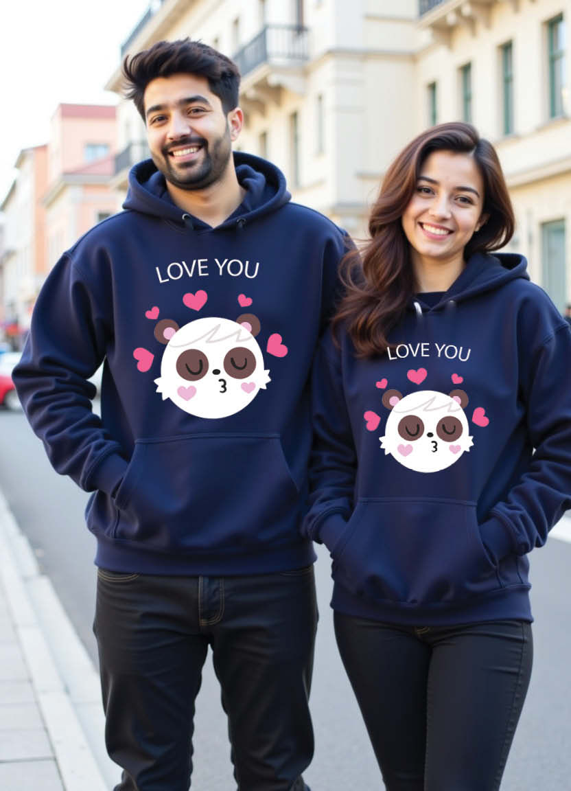Amritsar Love Blessings – Golden Temple Inspired Romantic Hoodie Set for Couples