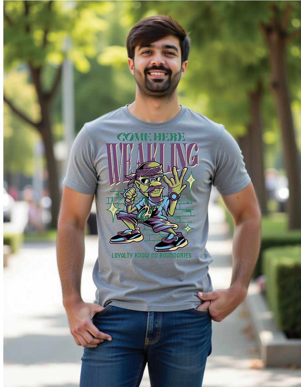 Thumbnail: AI Invasion Graphic Tee in Regular Fit for Futuristic Streetwear Scene