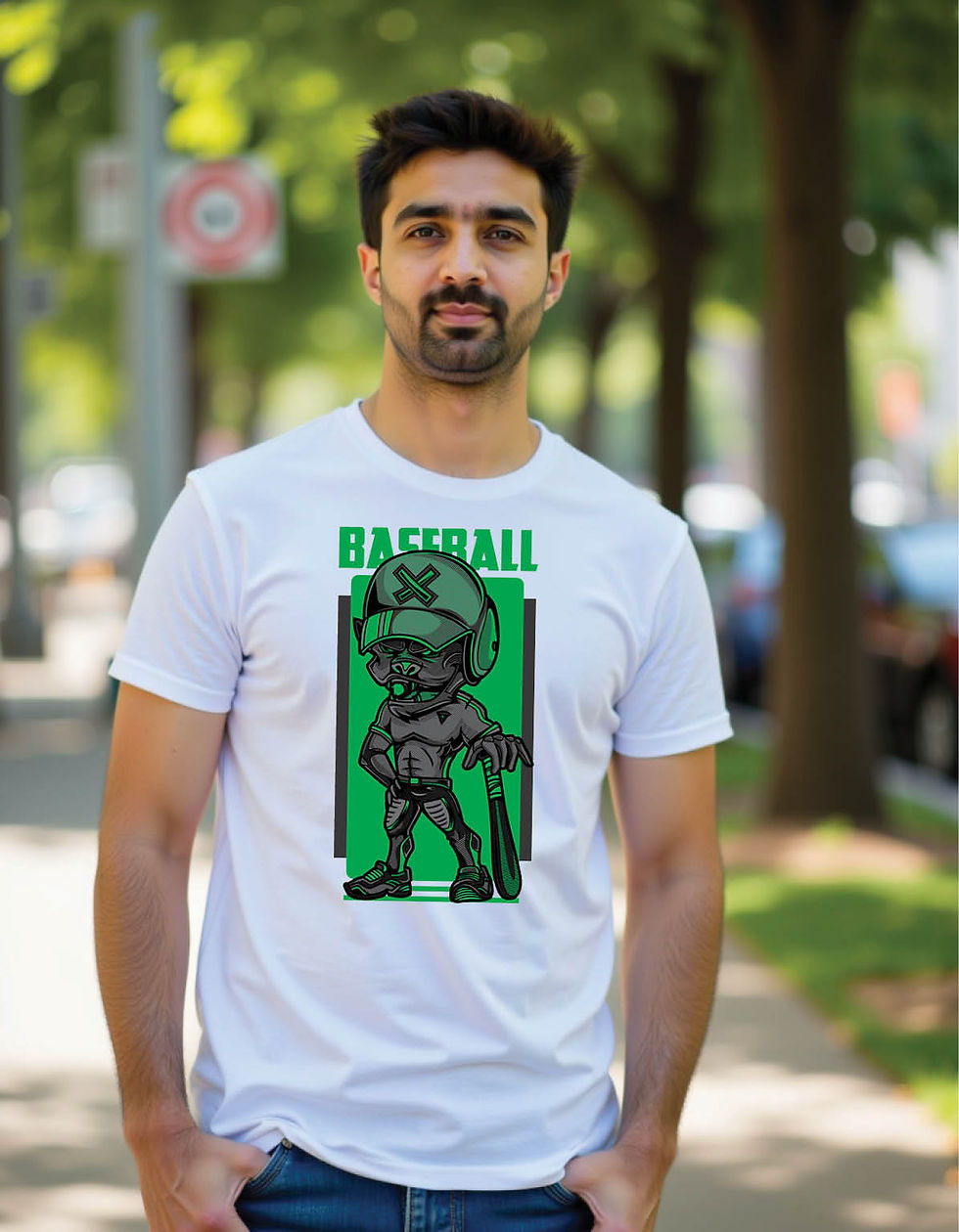 Night Pulse Classic Tee with Lunar Beat Graphic Design Art