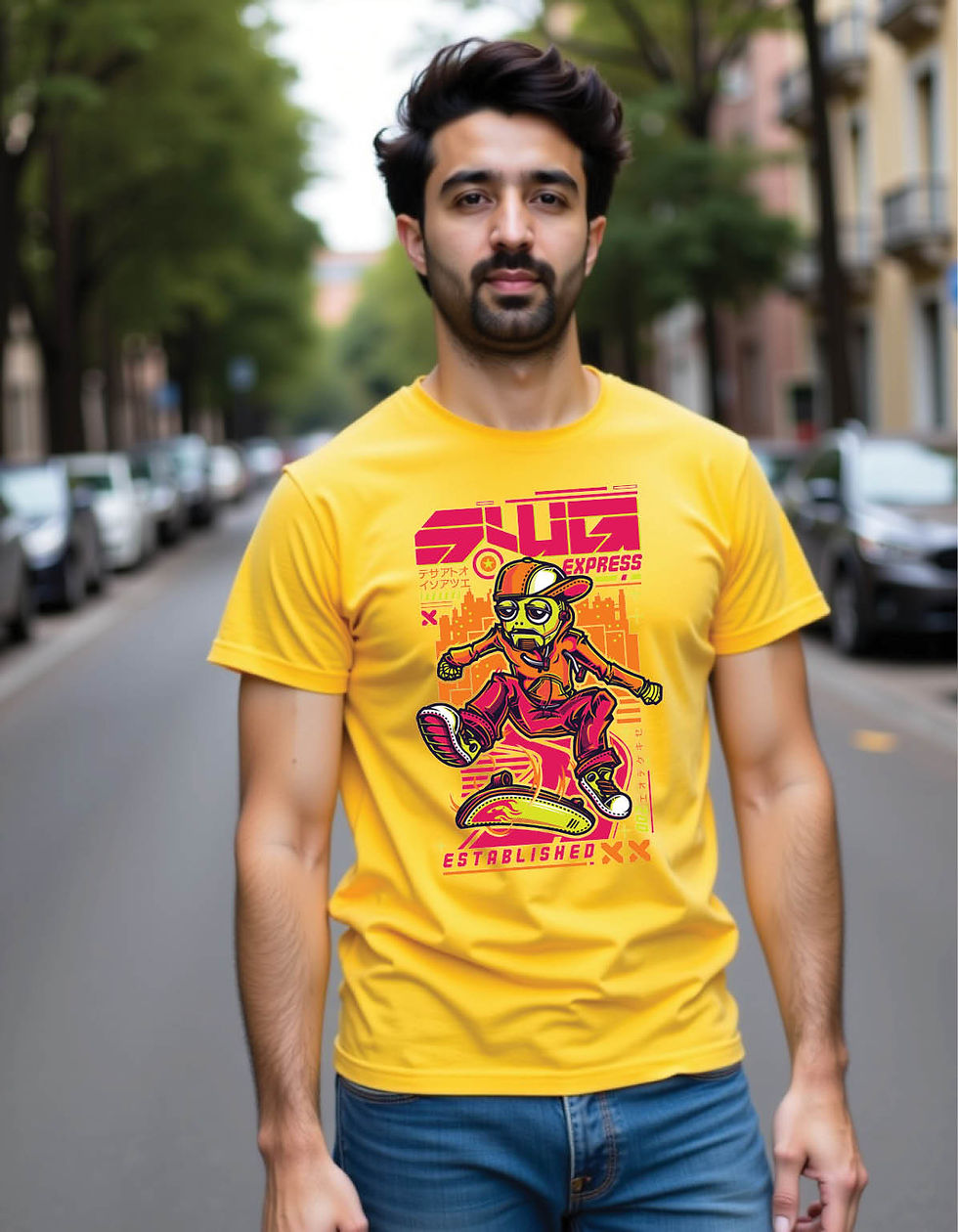 Urban Dust Classic Tee with Faded City Dust Graphic in Ink