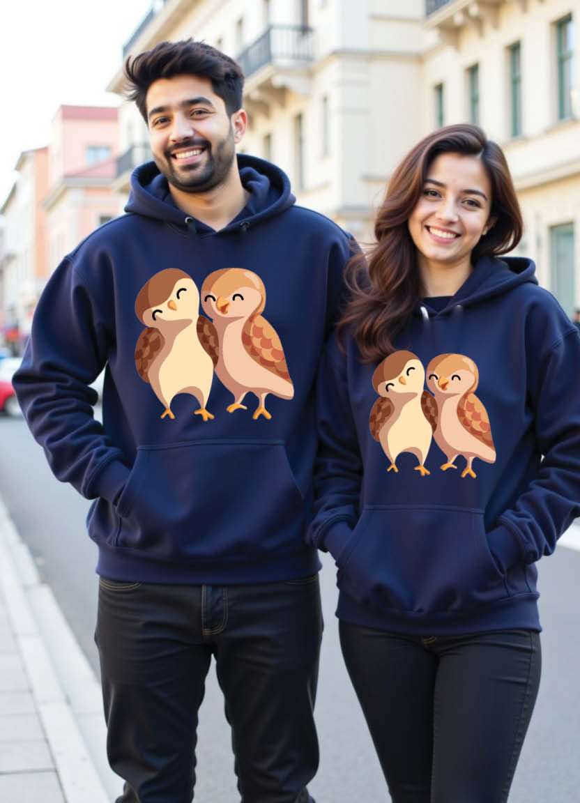 Thumbnail: Embrace Love Every Day Matching Couple Hoodies – Heartfelt Matching Outfit Set