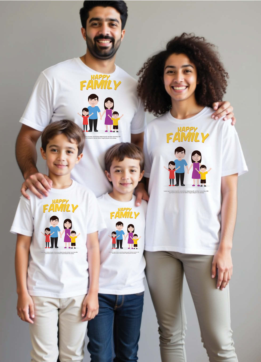 Family Love Tees – Matching Outfits for Every Family Member