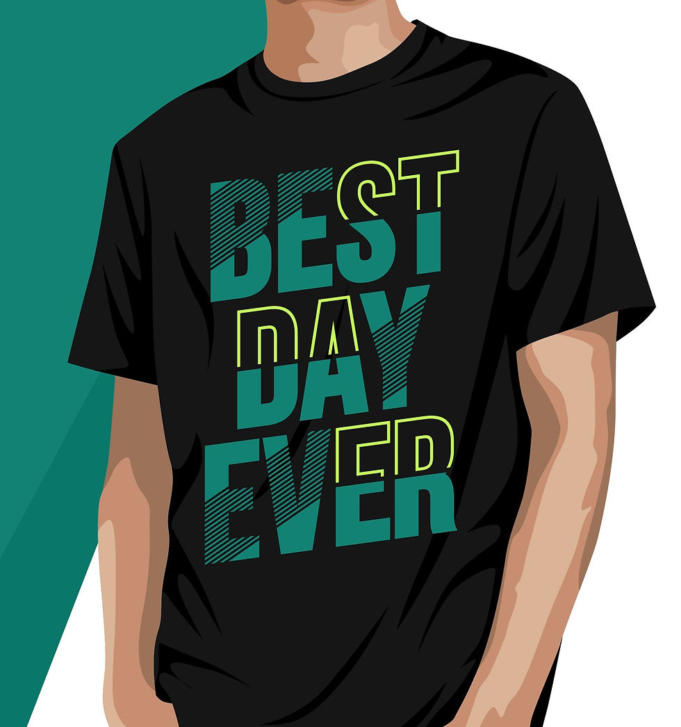 best day ever oversized typography printed t shirts