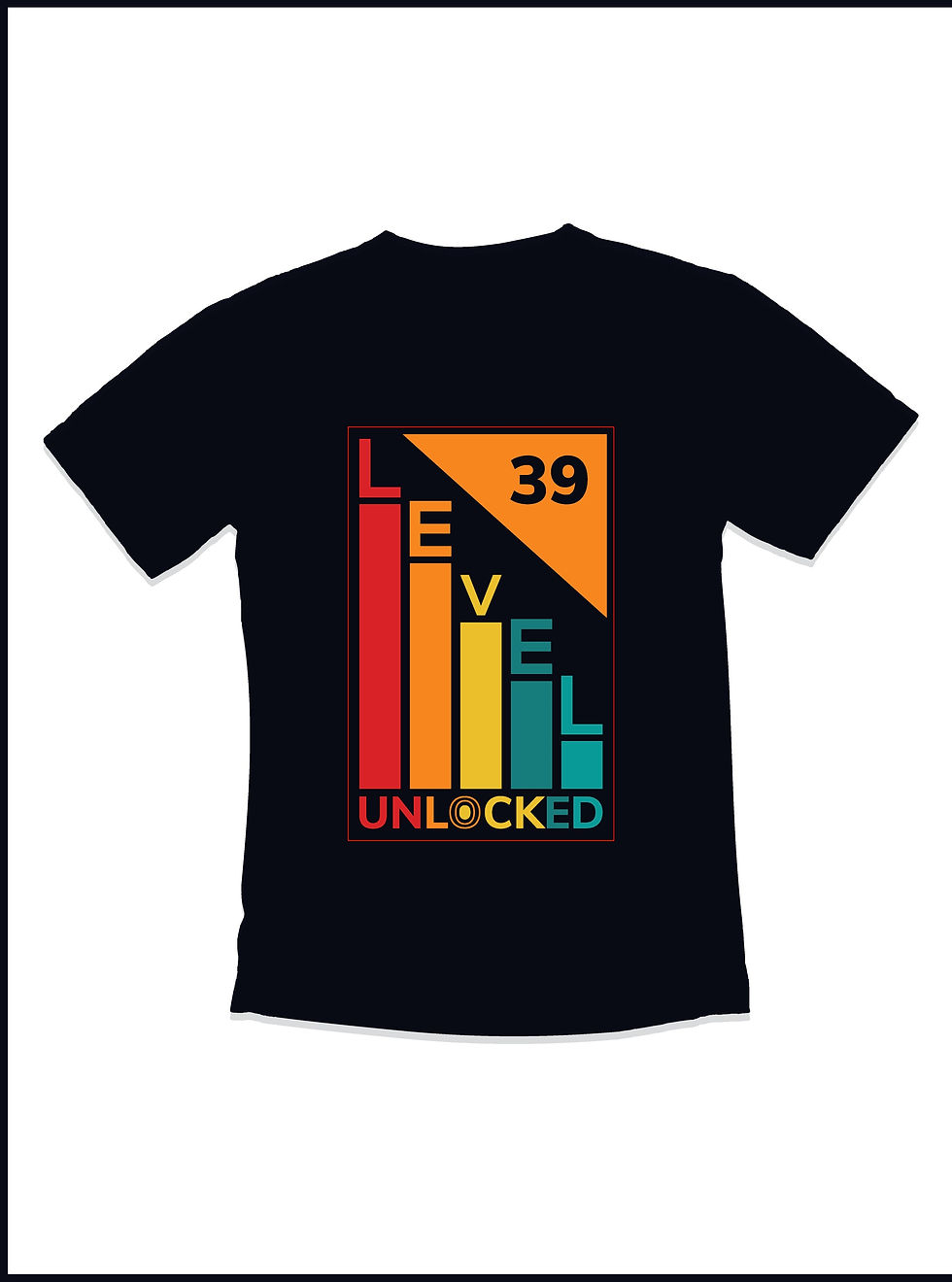 Thumbnail: unlocked modern quotes typography t shirt birthday gaming vintage t shirt