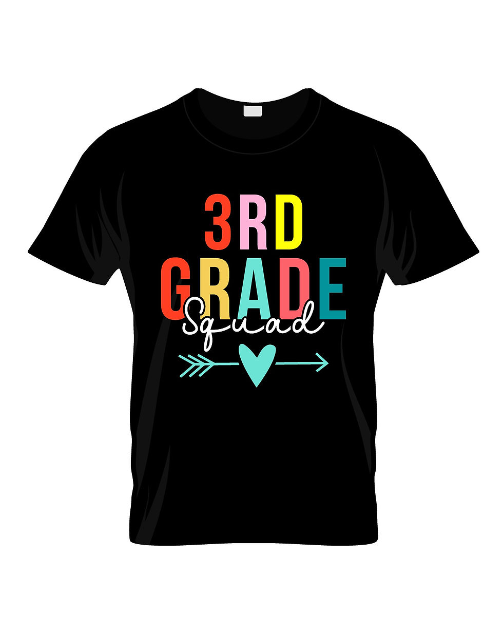 Thumbnail: 3rd grade squad welcome back school t shirt my first day school