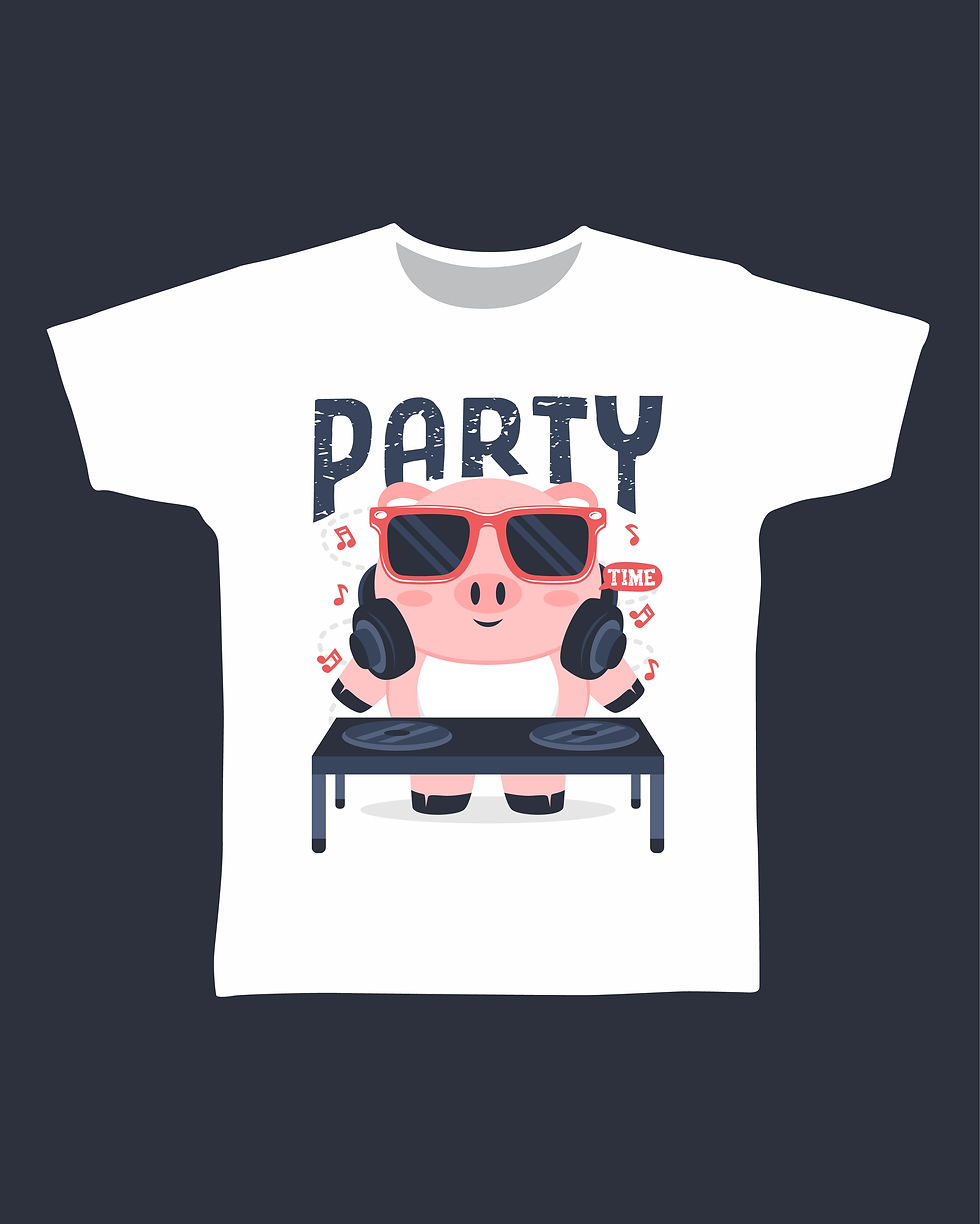 Thumbnail: Cute pirates tiger kids t shirts / kids t shirts/ cute puppy kids t shirts.