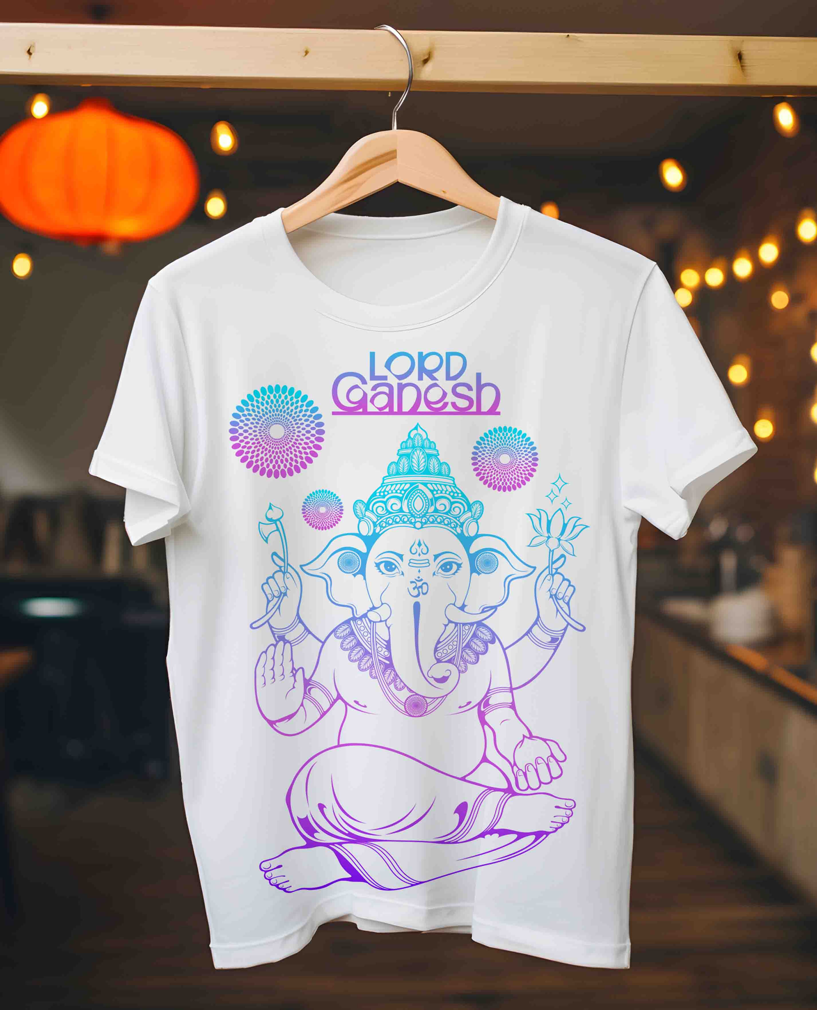 Panchkula Full Graphic Ganesh Chaturthi T-Shirts: Satellite City in Vibrant Fest