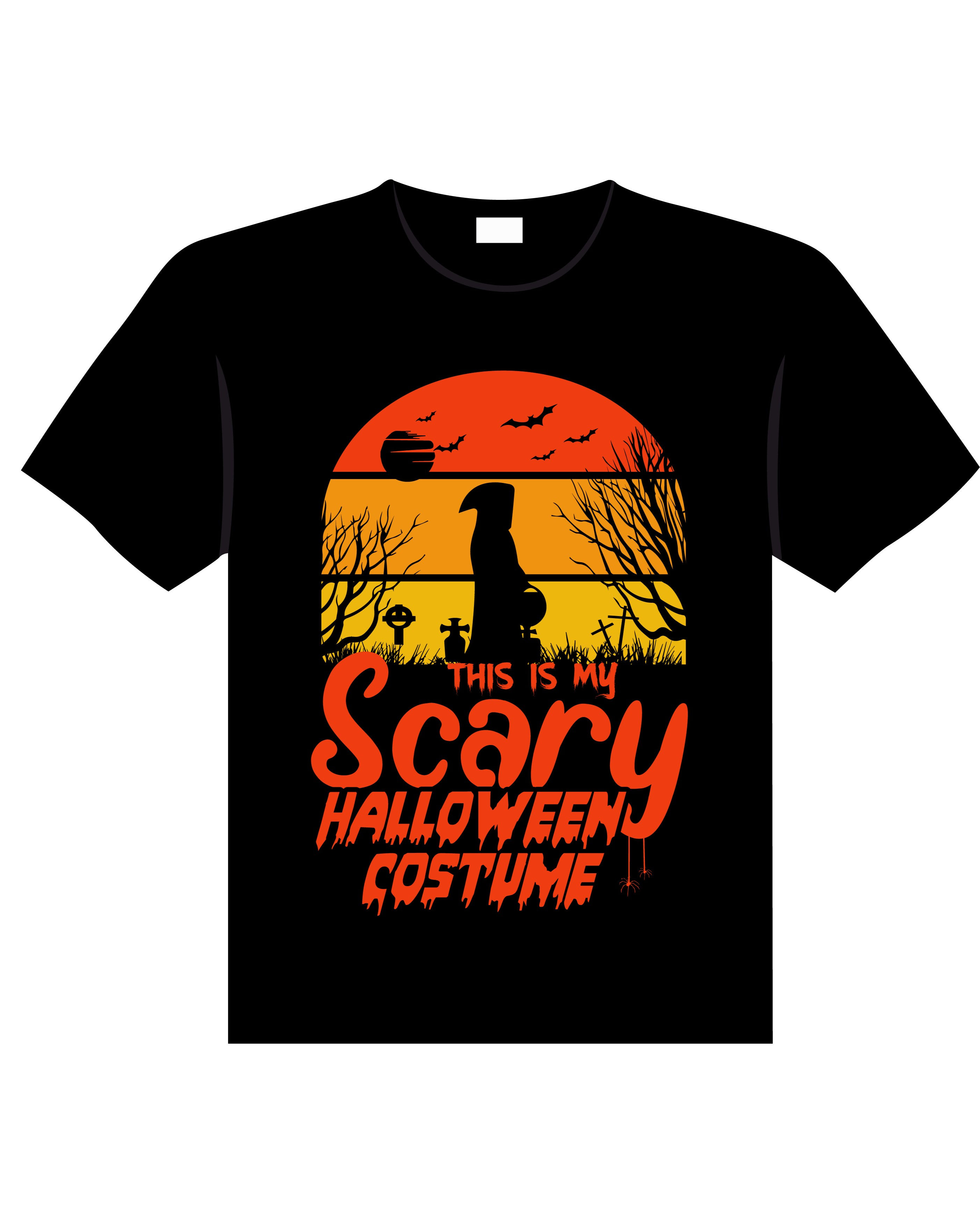 this is my scary halloween costume graphic printed t shirts scary printed tshirt
