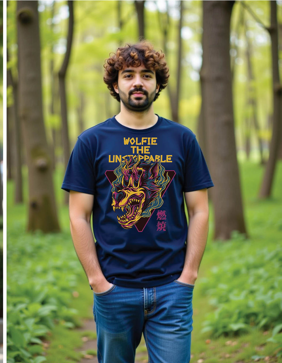 Thumbnail: Urban Flux Regular Streetwear Shirt with City Flow Artwork Ink