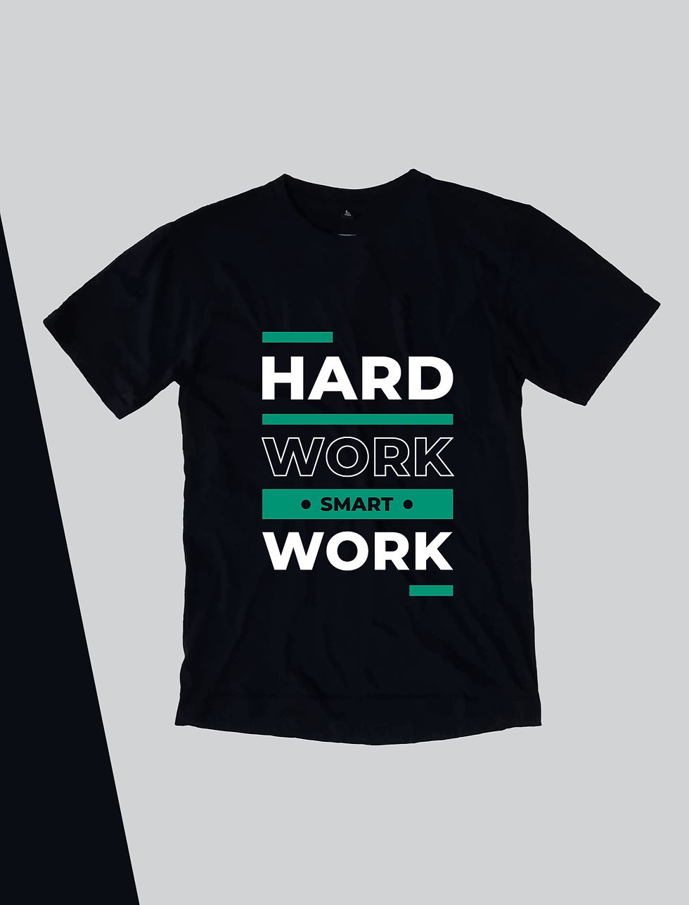 hard work smart work typography printed t shirts inspiration quotes t shirts