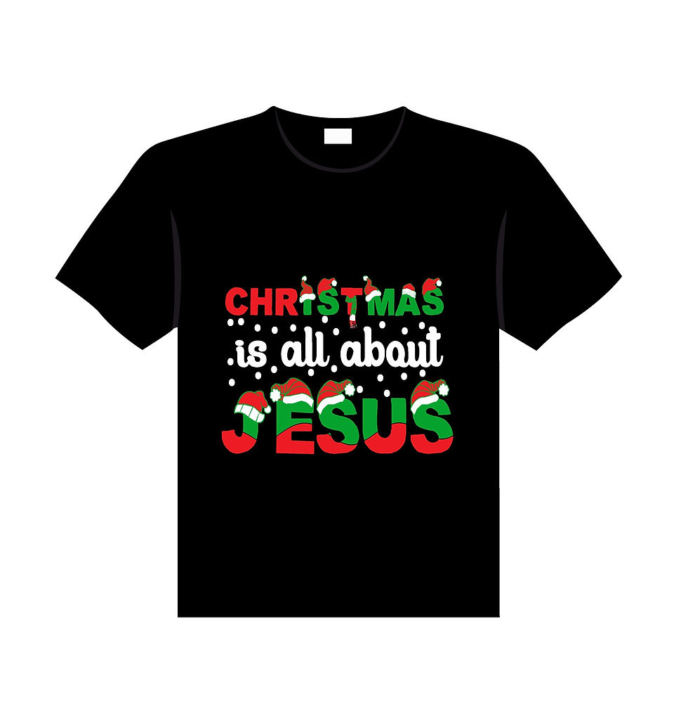 Thumbnail: christmas t shirt art christmas merchandise