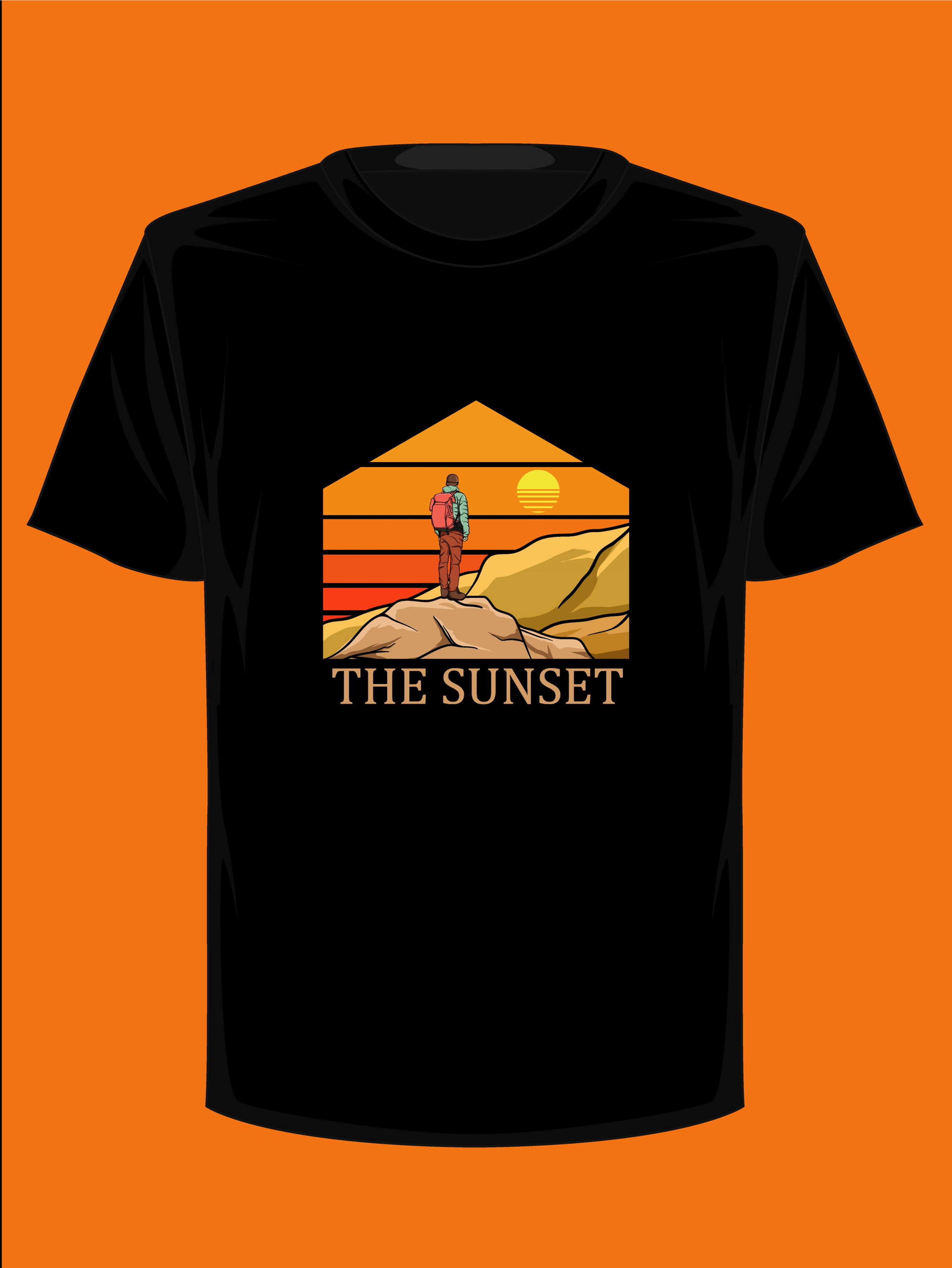 the sunset hills view graphic t shirt