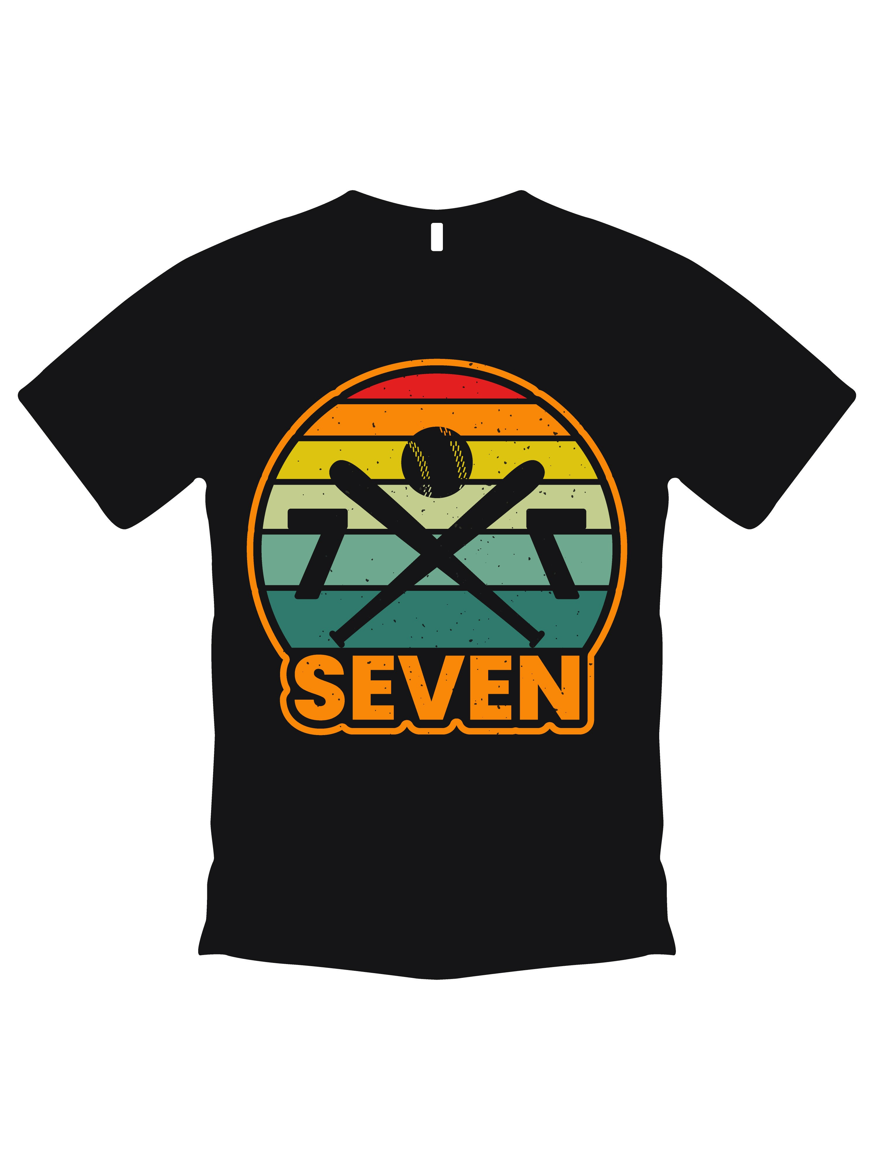 7 seven typography t shirt