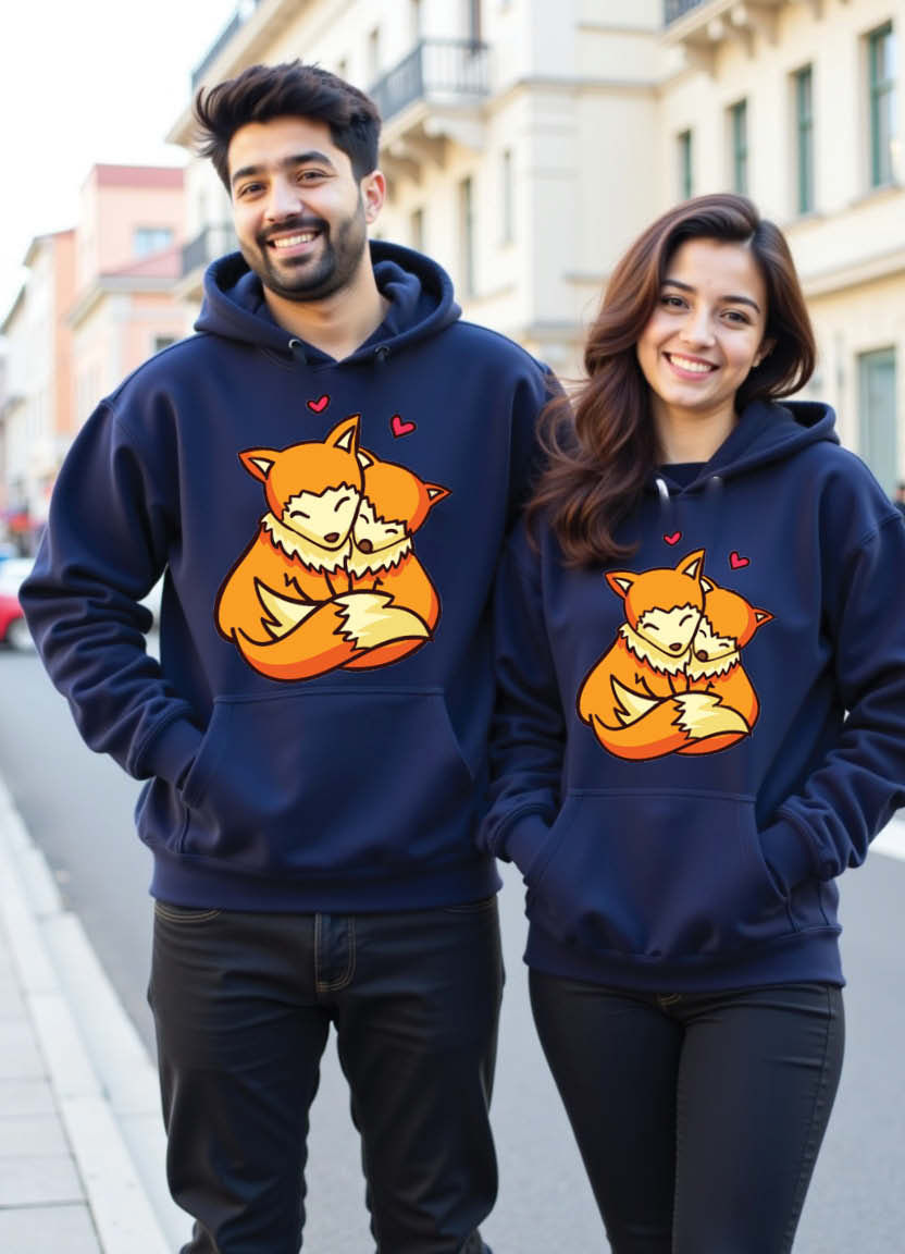 Amdavadi Love Forever – Matching Couple Hoodies for Ahmedabad’s Cutest Jodis