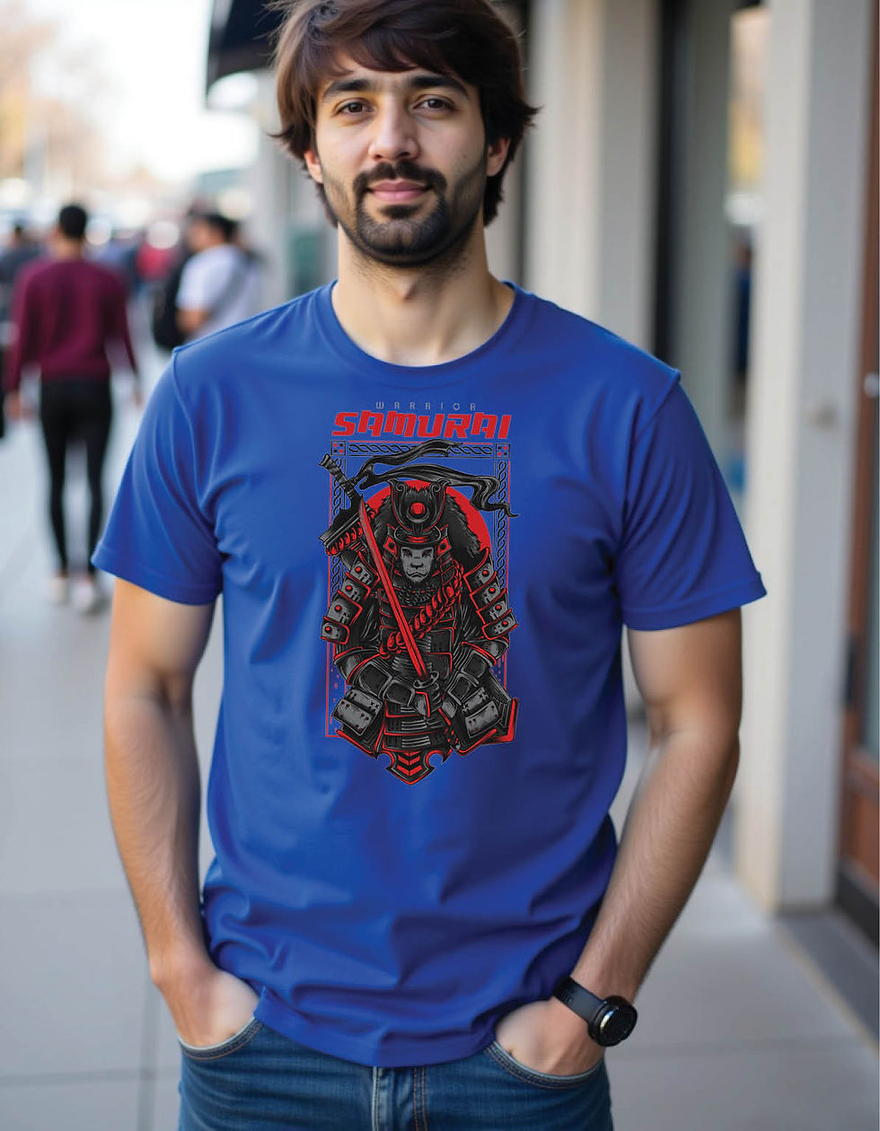 Thumbnail: Asphalt Wave Classic Tee with Urban Tide Graphic in Black Ink