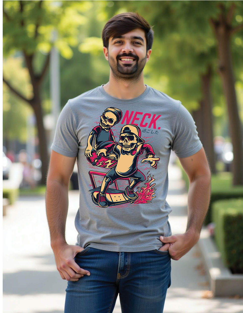 Thumbnail: Asphalt Rift Standard Tee with Urban Crack Print in Black Ink