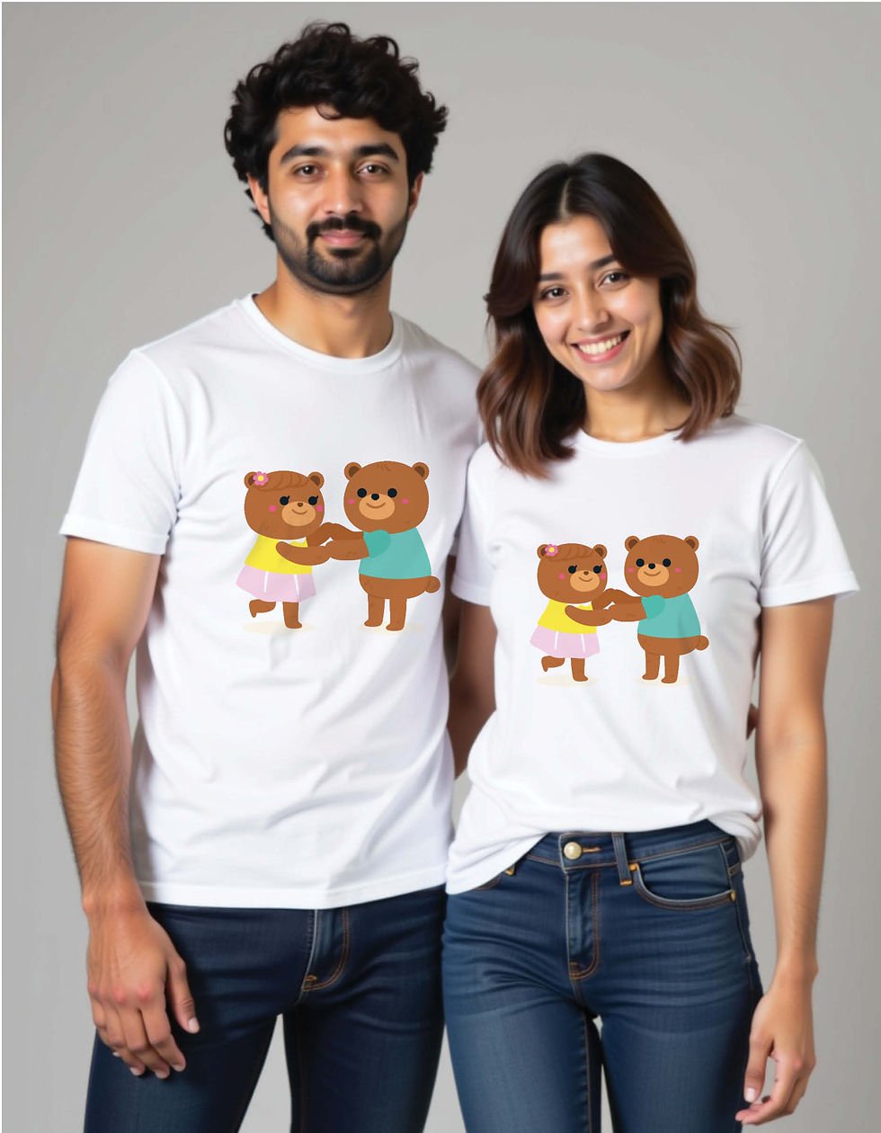 Bhubaneswar Couple Matching Tees – Odisha Love Style