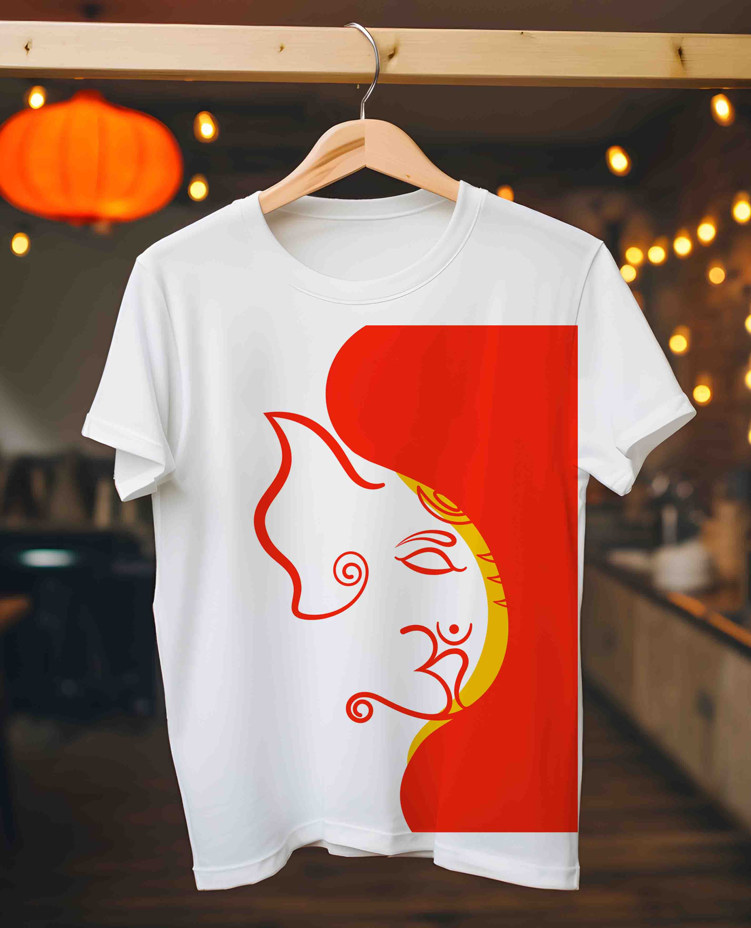 Rajkot Full Graphic Ganesh Utsav T-Shirts: Heart of Saurashtra in Festive Art