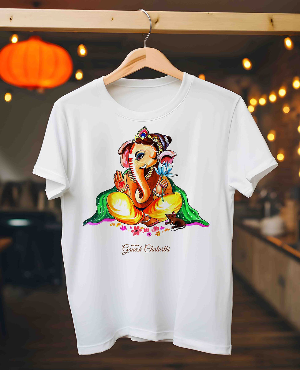 Thumbnail: Asansol Ganesh Utsav T-Shirts: Coal City Celebrates Ganesh Chaturthi