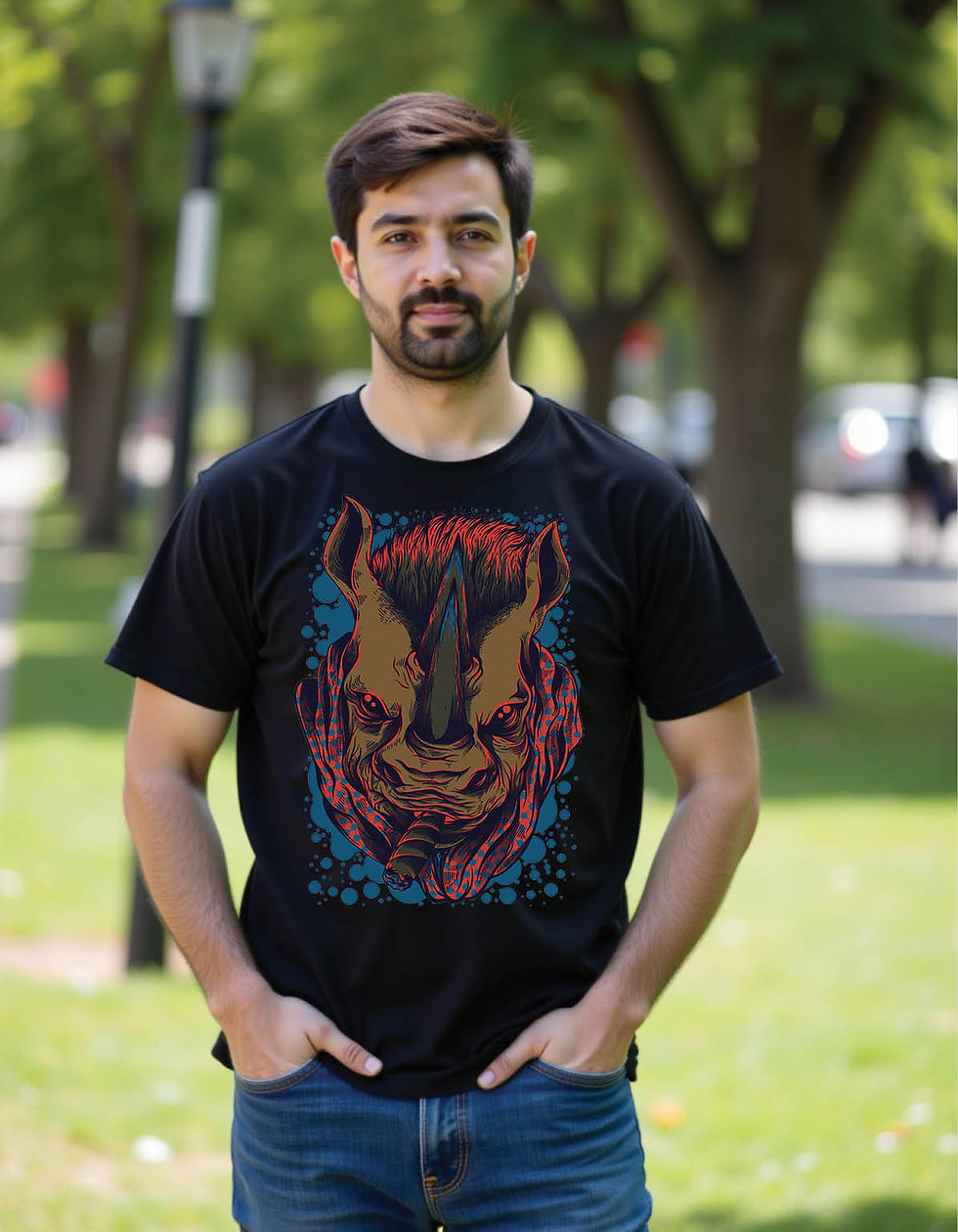 Concrete Jungle Regular Fit Graphic T-Shirt with Urban Design