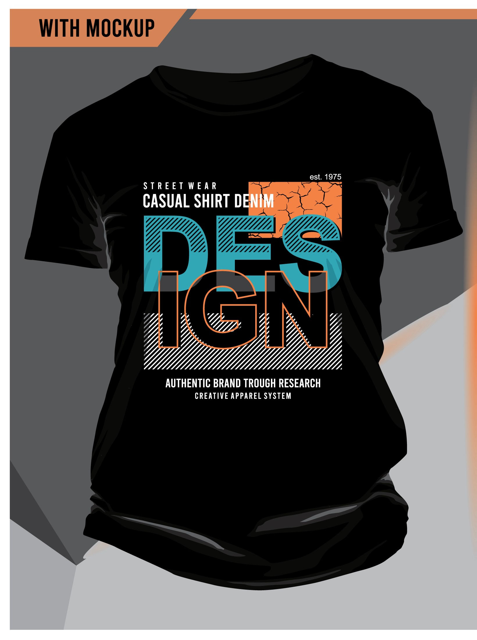 design typography printed t shirts