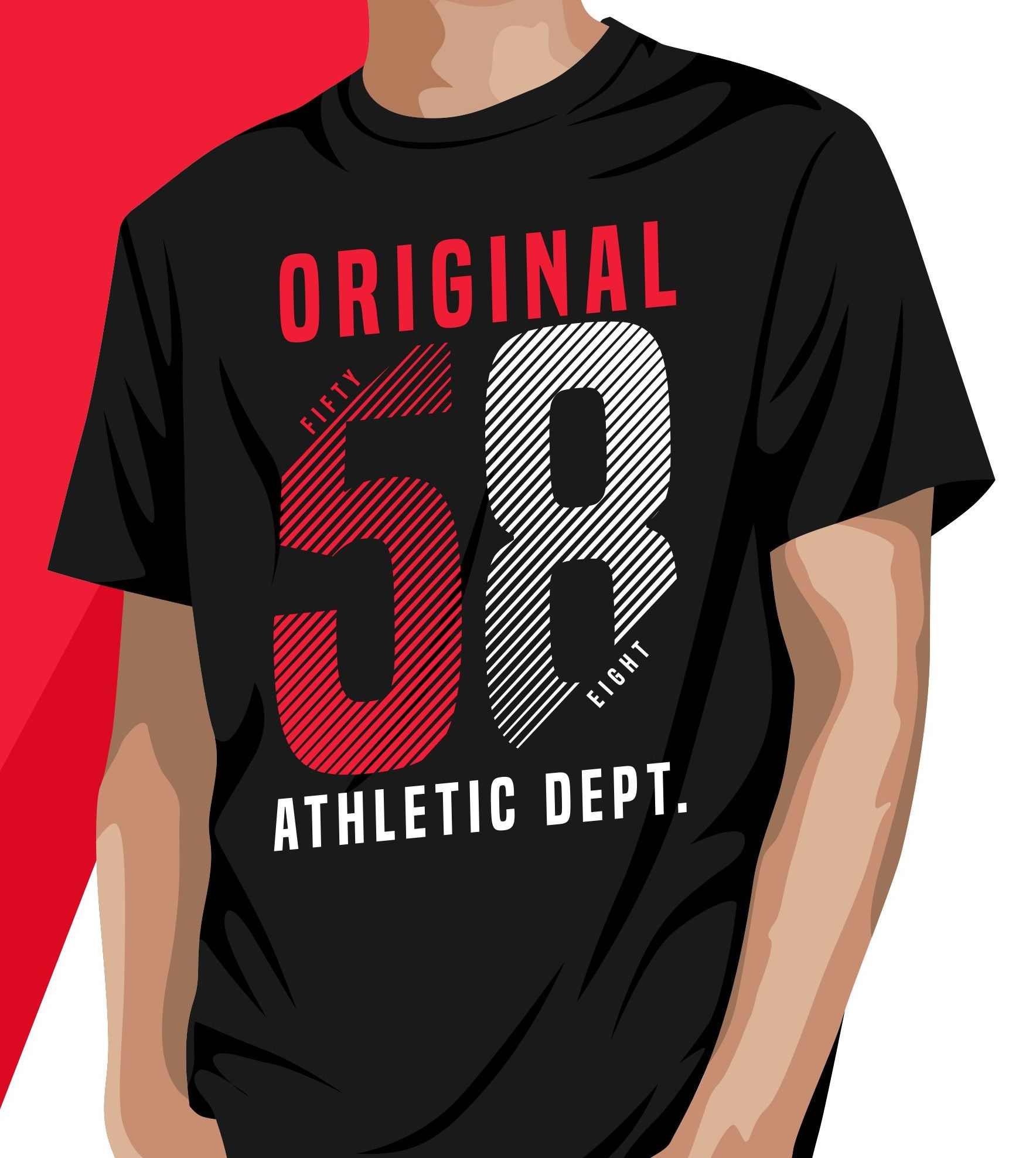 original 58 athletic dept oversized typography printed t shirts oversize t shirt