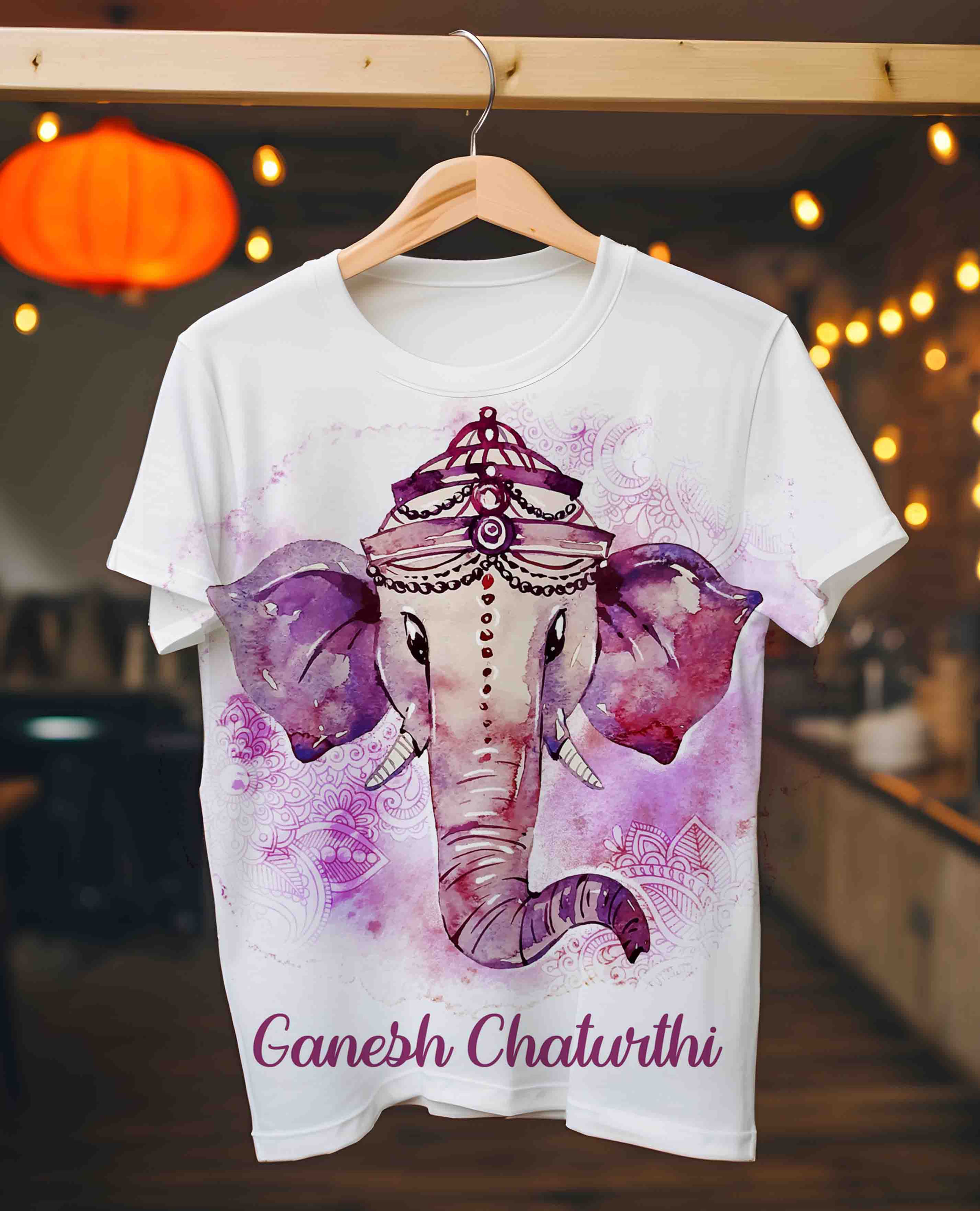 Bhubaneswar Full Graphic Ganesh Chaturthi T-Shirts: Temple City’s Divine Art