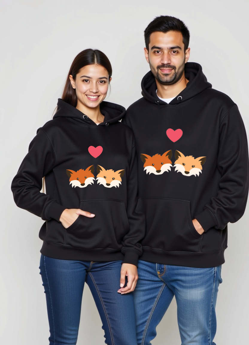Thumbnail: Dreaming With You Couple Hoodies – Sleepy Love Vibes Matching Outfit for Couples