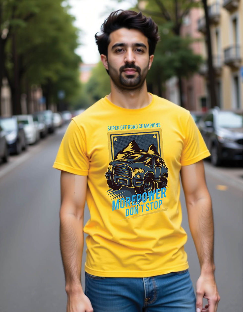 Haze Pulse Standard Fit Shirt with Misty Beat Graphic Artwork