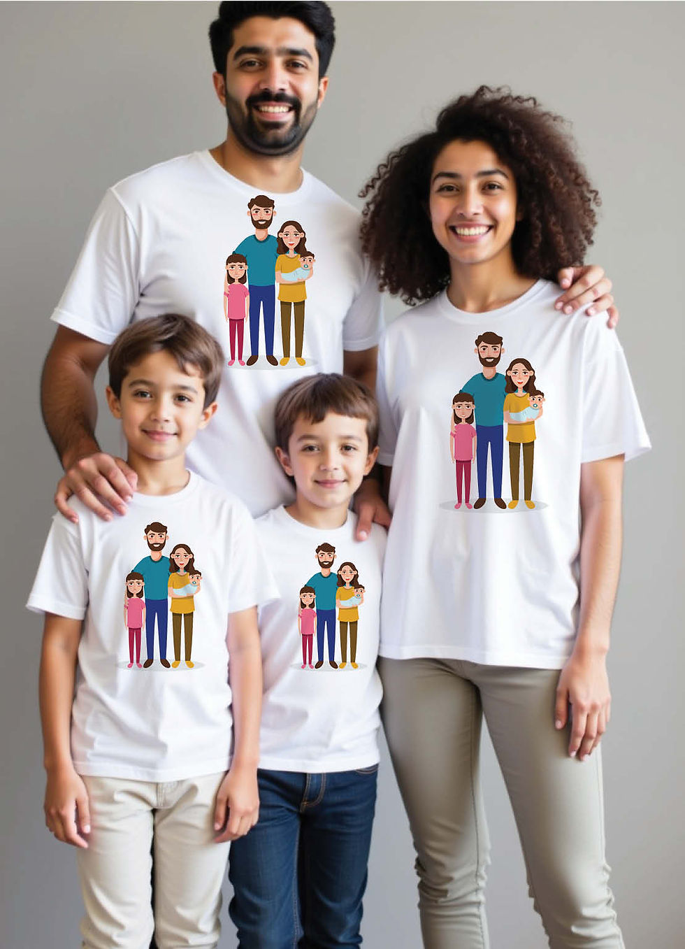 Hiking Together – Adventure Matching Family Printed Tees