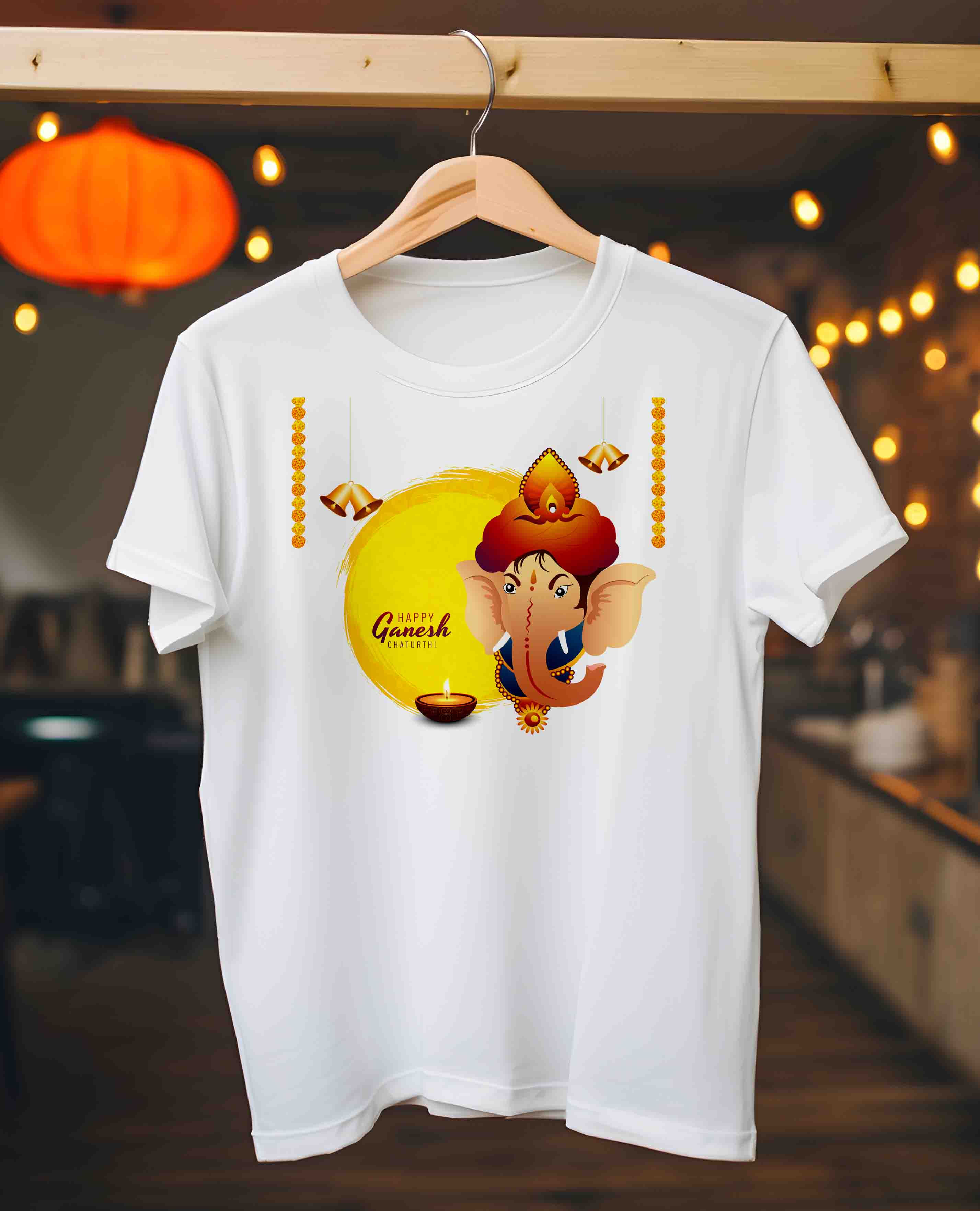 Bhopal Family Ganesh Utsav T-Shirts: City of Lakes Celebrates Family Festivity