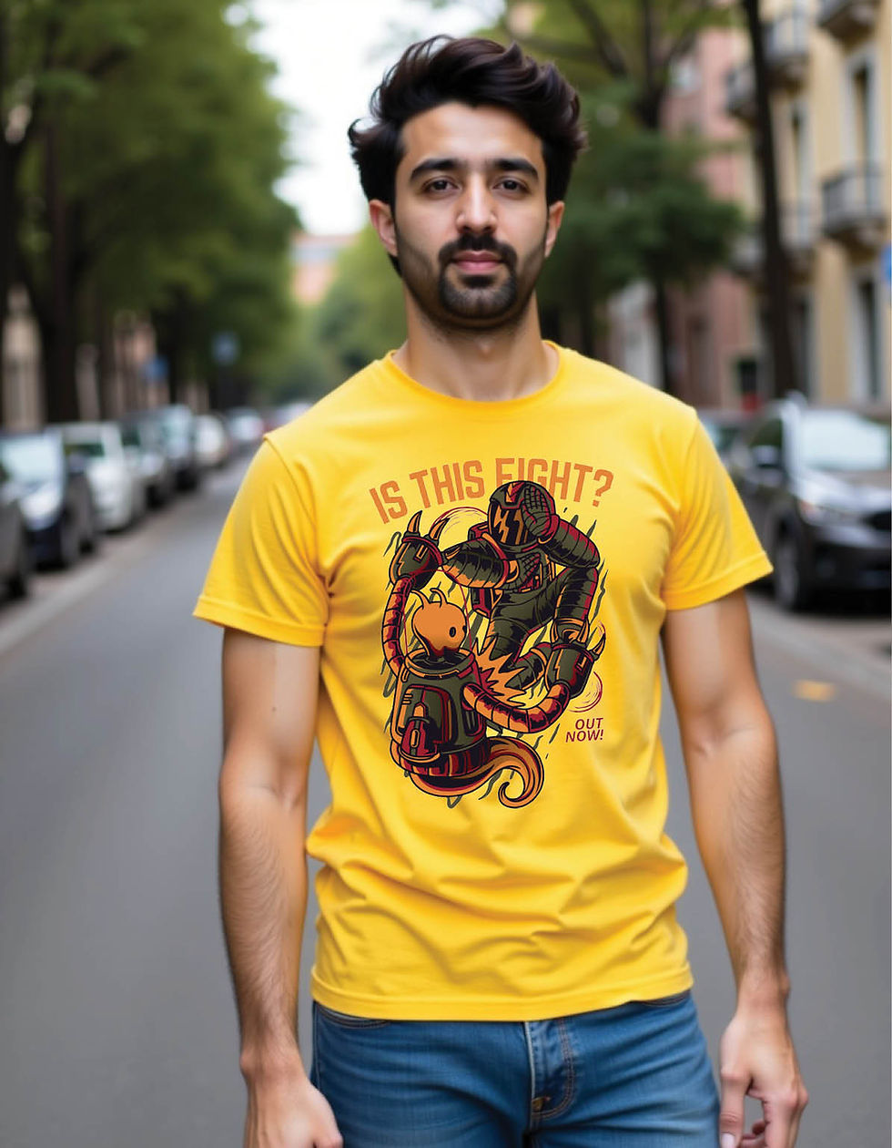 Thumbnail: Rogue Pulse Regular Fit T-Shirt with Rebel Beat Street Art