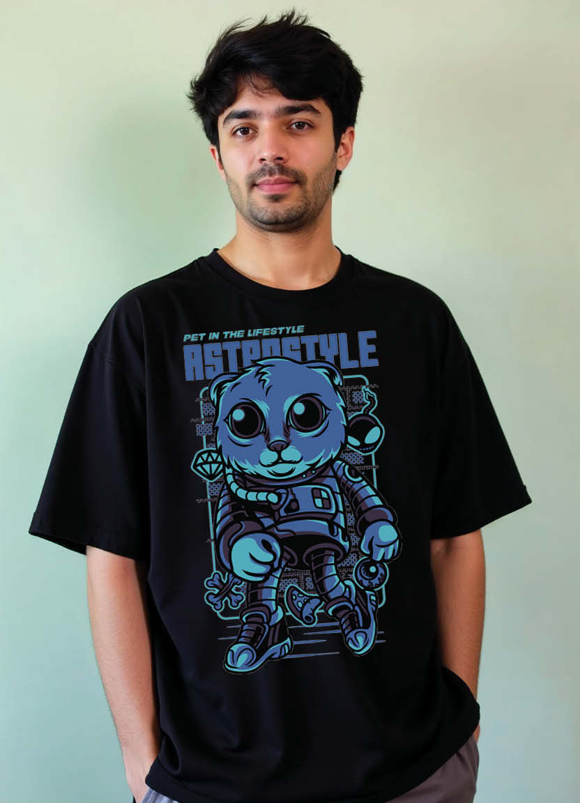 Shop Men?s Anime Oversized Graphic T-Shirts in India