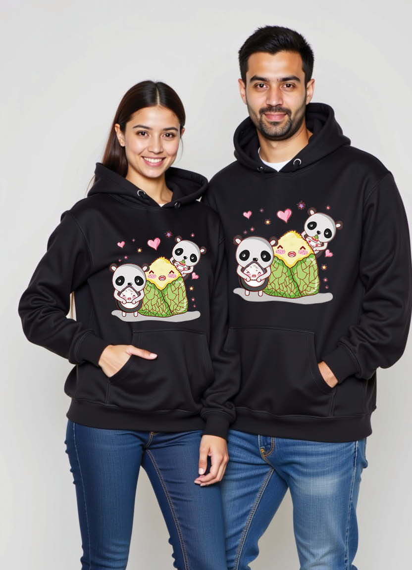 Love Beyond Borders in Srinagar – Kashmir Romance Matching Hoodie for Peaceful Souls