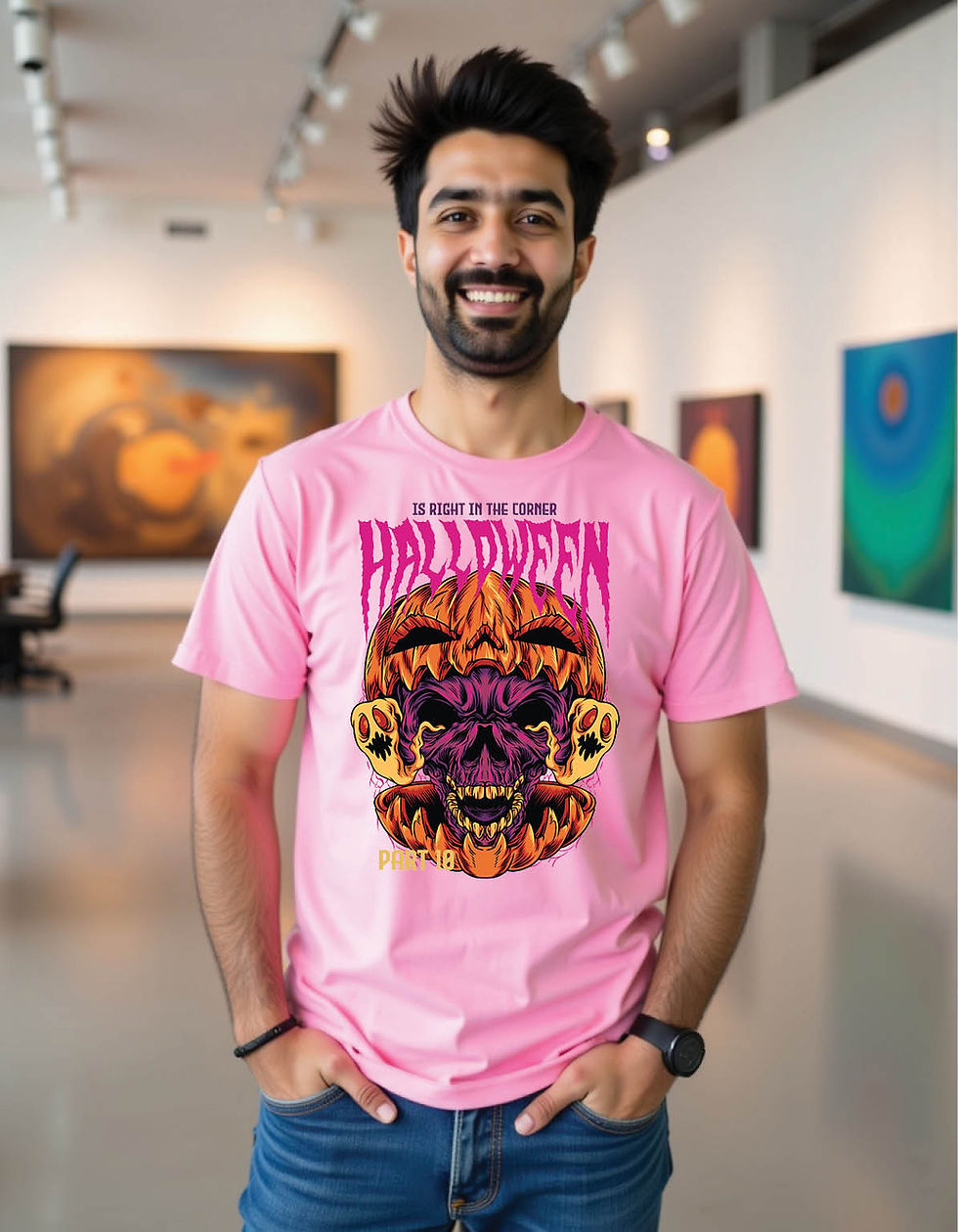 Hype Evolution Tee in Regular Fit with Digital Ape Artwork Design