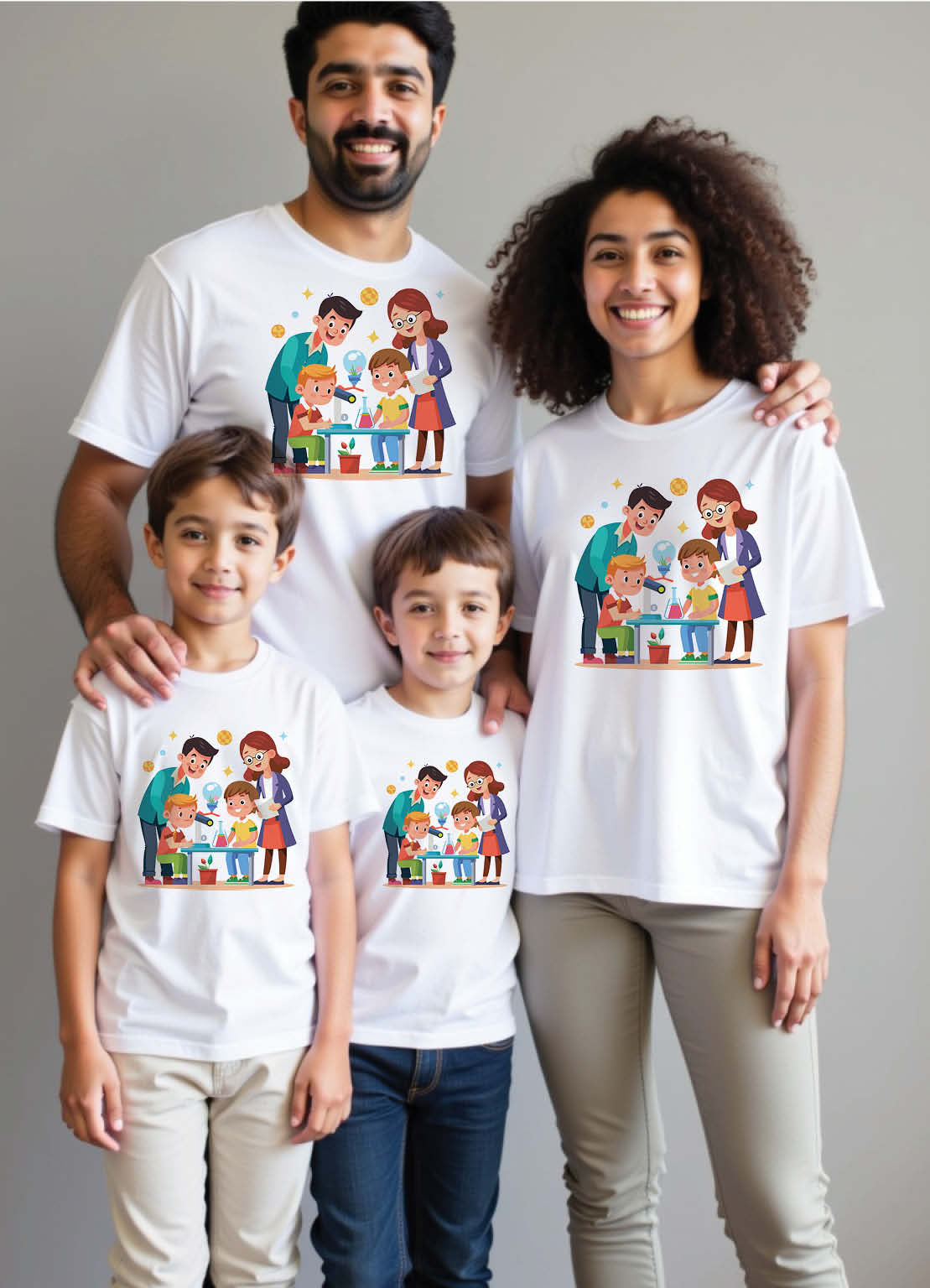 Kolkata Ballygunge Family Matching T-Shirts – Elegant & Modern Designs