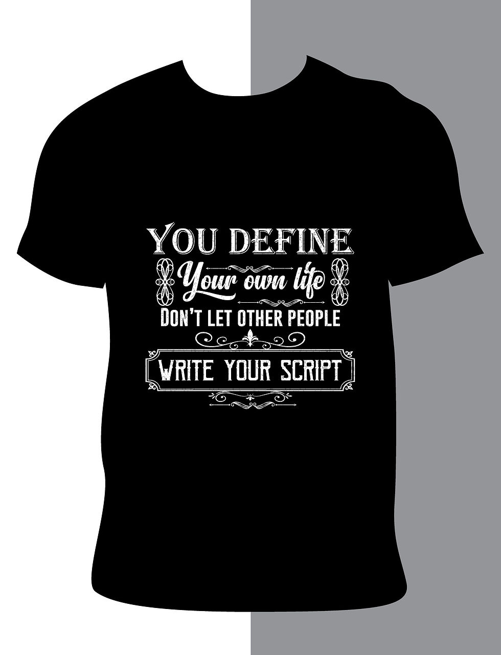 Thumbnail: work hard talk less typograph t shirt make every step count typography t shirt