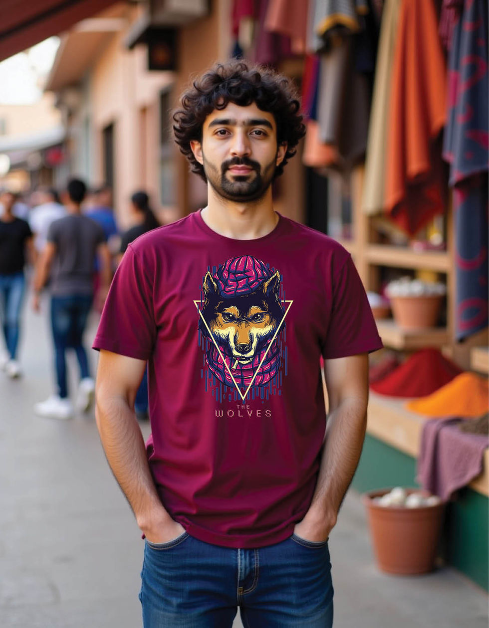 Thumbnail: Iron Dust Classic Streetwear Tee with Industrial Dust Print