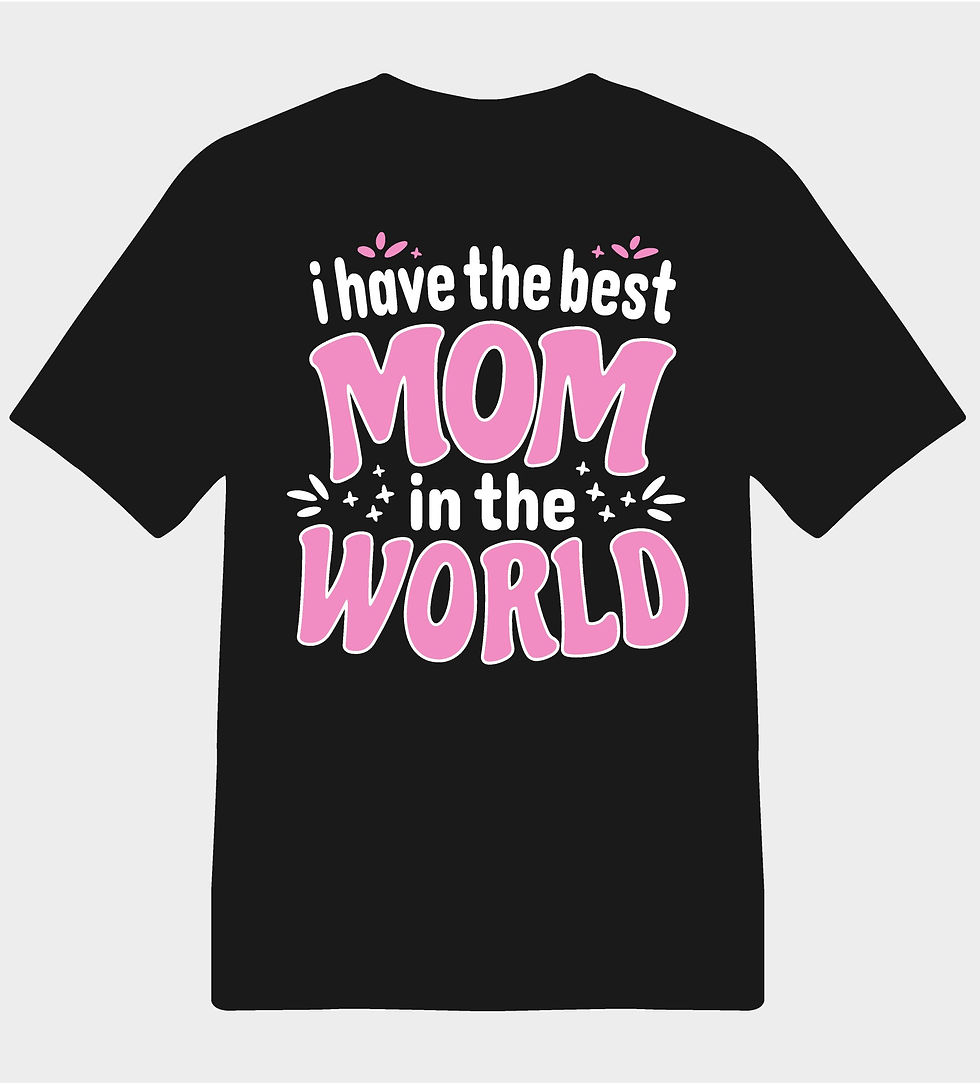 Thumbnail: enjoy sweet moment motivational quote typography t shirt proud mom with cute