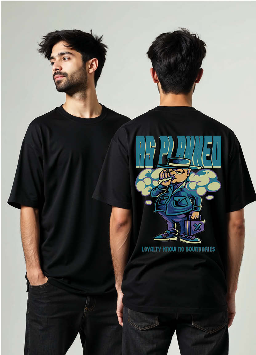 Urban Hustle Oversized T-Shirt with Bold Basketball-Inspired Street Graphics